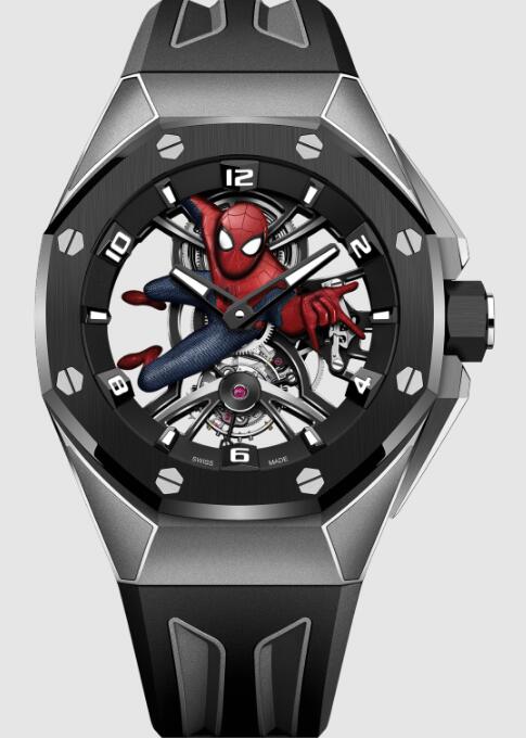 Review Audemars Piguet Concept Replica ROYAL OAK CONCEPT SPIDER-MAN TOURBILLON 26631IO.OO.D002CA.01 watch